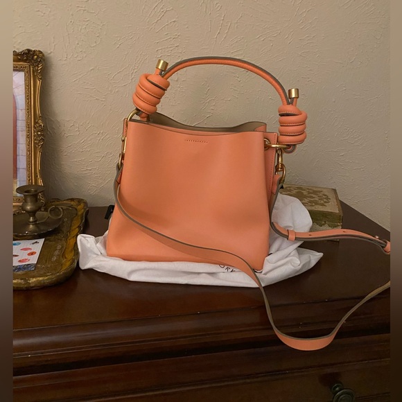 Thacker NY Chelsea Crossbody in coral - Picture 3 of 7